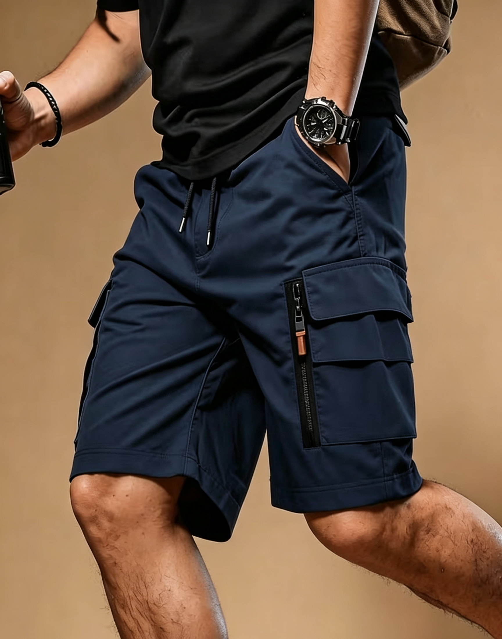 Men Cargo Shorts, Breathable Quick Dry Tactical Work Pants With Multi Pockets