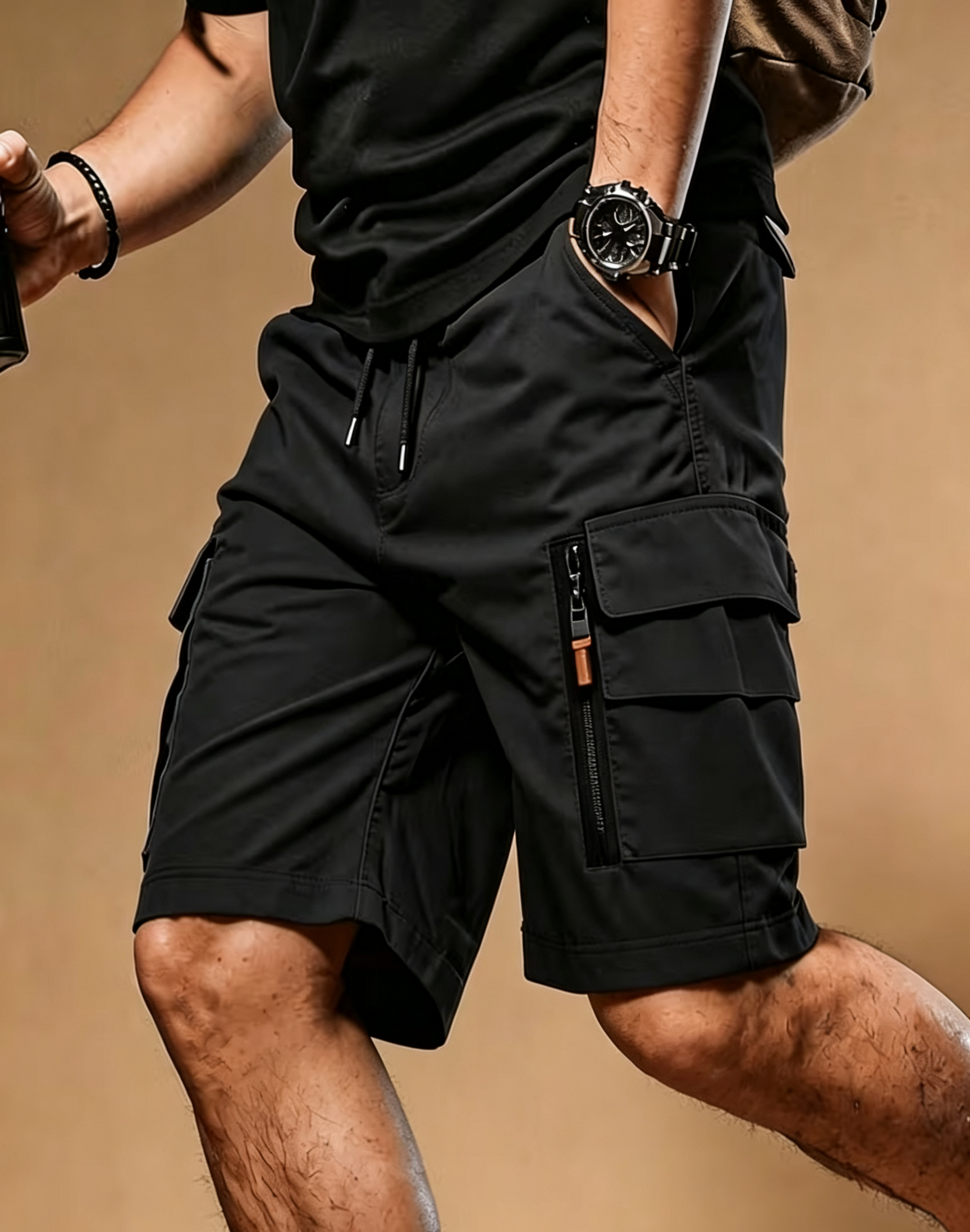 Men Cargo Shorts, Breathable Quick Dry Tactical Work Pants With Multi Pockets