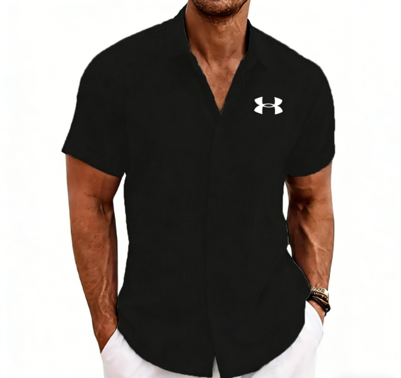 Light Mature Casual Linen Shirt