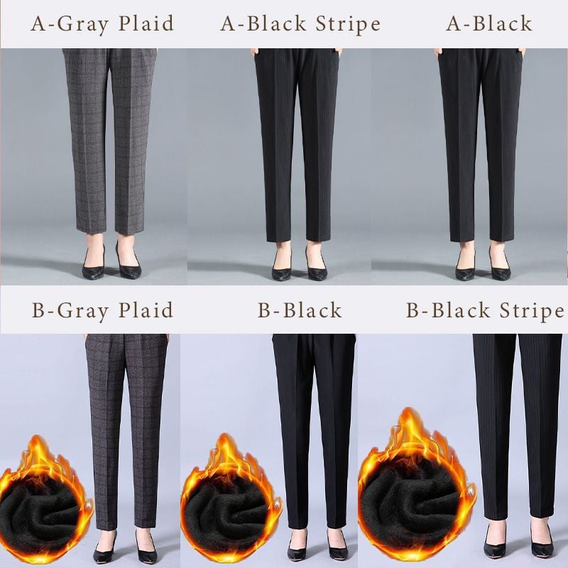 🔥Hot Sale🔥Women’s Stylish Plush Straight-leg Pants