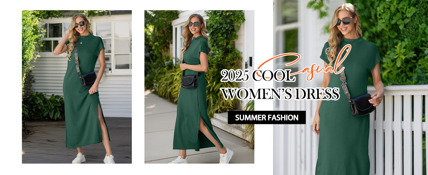 2025 Summer Fashion Casual Cool Women's Long Maxi Dress