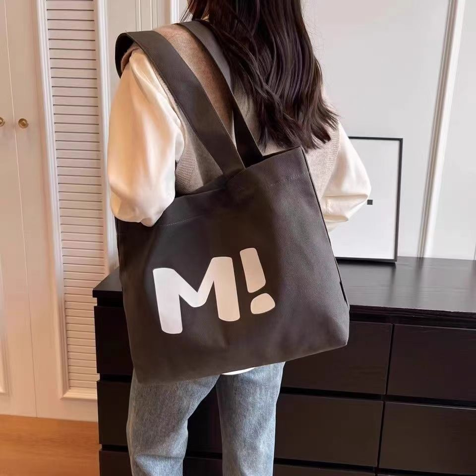 Daily Multi-Pocket Mini Canvas Tote Bag