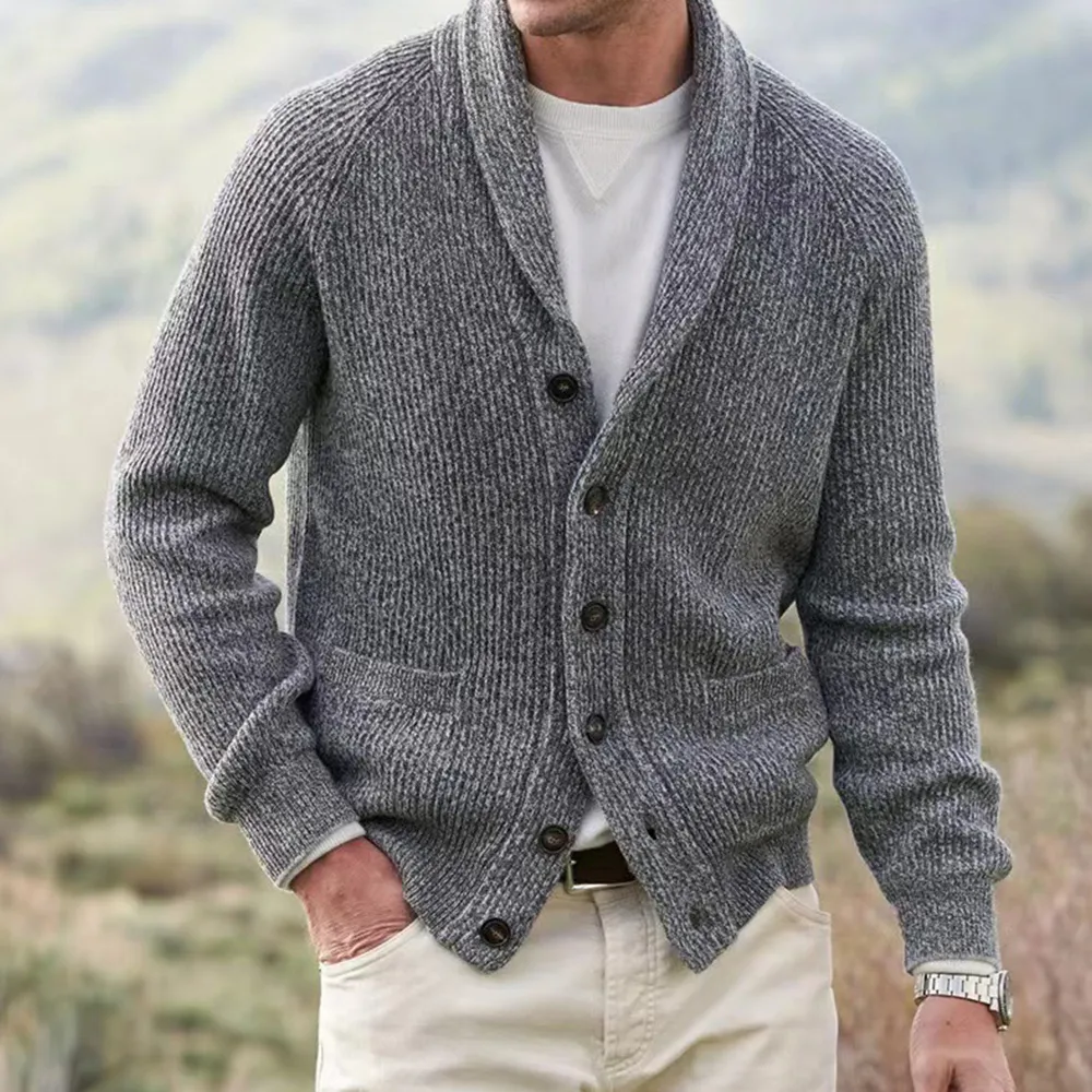 MEN'S CASUAL WARM CARDIGAN SWEATER COAT