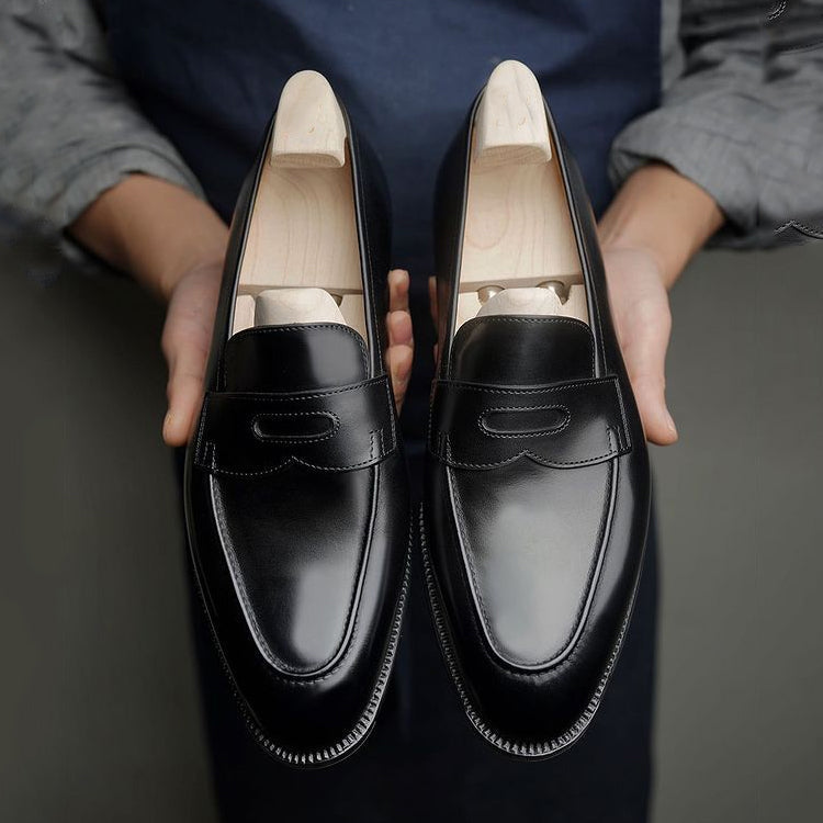 Italian handmade men_s loafers-Zittor