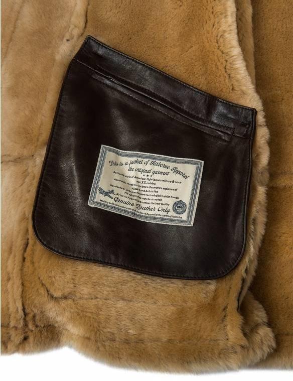 JACKET PILOT FROM SHEEPSKIN B-7 ARCTIC PARKA ART.208[FREE SHIPPING TODAY]