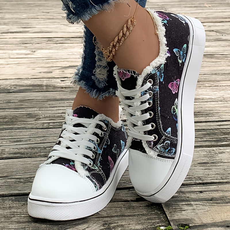 Women's Print Orthopedic Canvas Sneakers