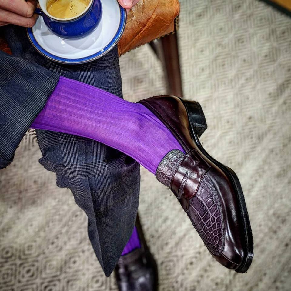 Brown Leather Brogue Loafer-Zittor