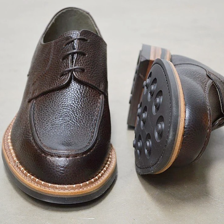 Men's Dark Brown Boutique Leather Shoes A07-Zittor