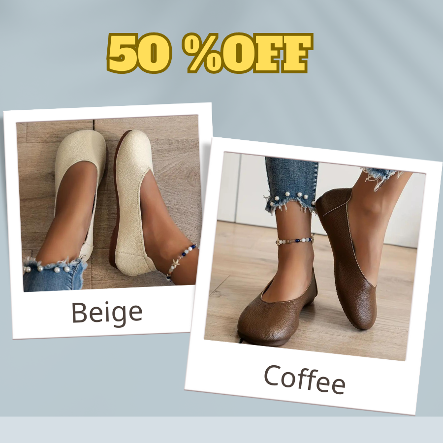 🔥Women's Leather Soft-soled Non-slip Shoes