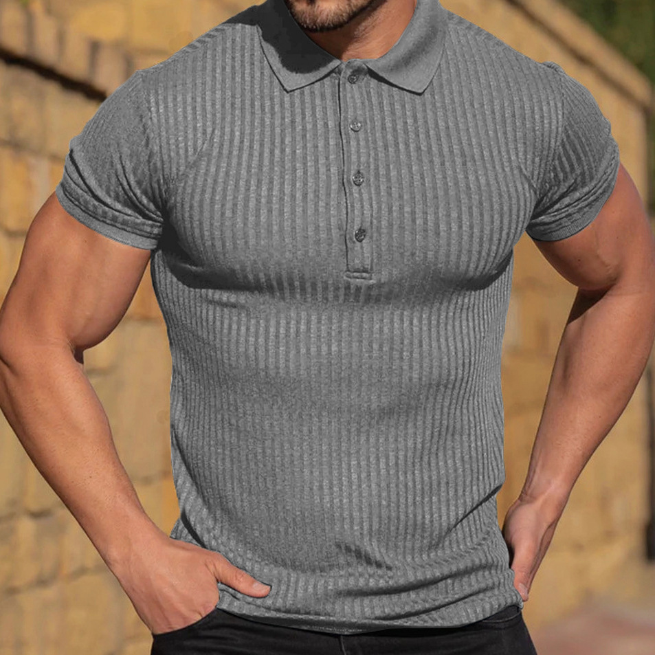 Men's Breathable Sports Casual Stretch Short Sleeves