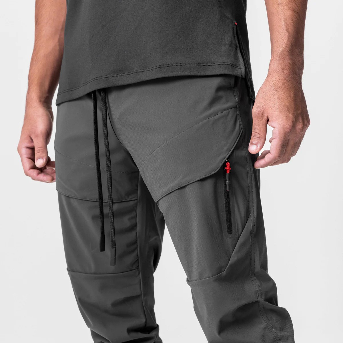 Men's quick-drying and comfortable high-elastic cuff sports trousers