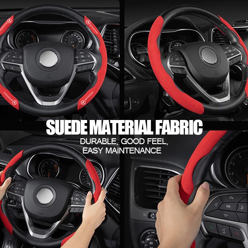 Suede Steering Wheel Cover