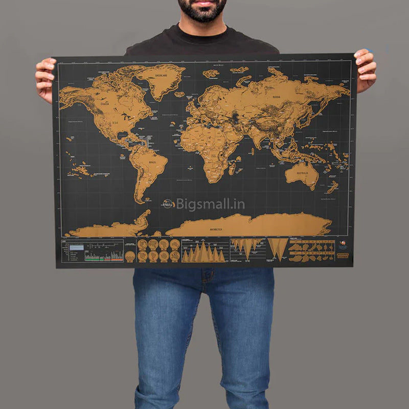 🔥LAST DAY 60% OFF🔥Scratch Map of the World-FREE SHIPPING