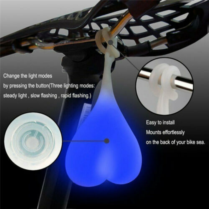 Waterproof Silicone Bicycle Tail Lights