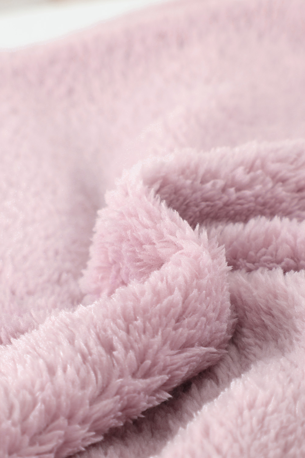 Blue Black Zip Up Sherpa Coat with Pocket