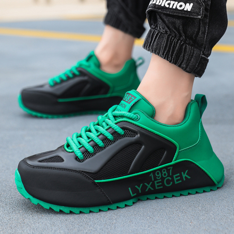 2024 new casual, versatile and personalized thick-soled fashionable sports shoes for men