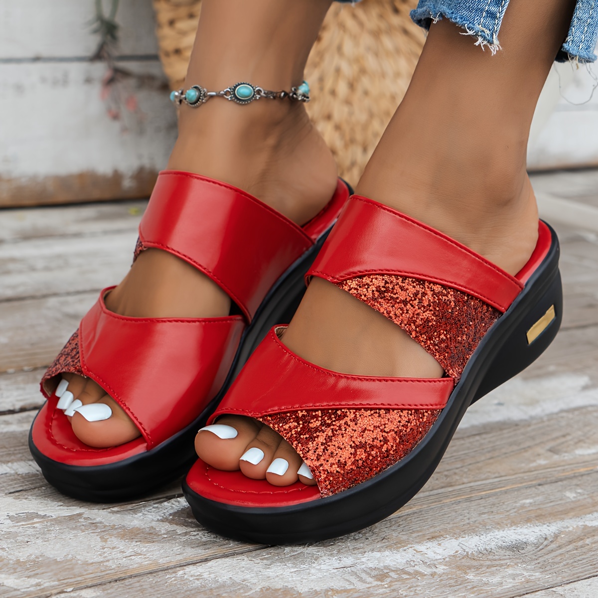 🔥Last Day Sale 69%🔥 Comfortable Orthopedic Flat Sandals for Women!