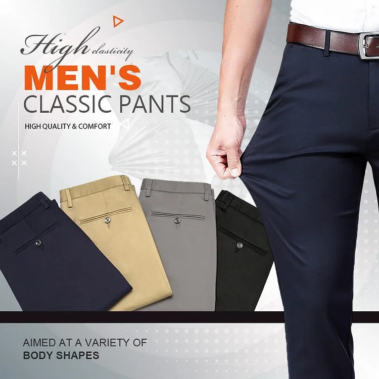 🔥Last day promotion 50% off🔥Men's High Stretch Classic Pants