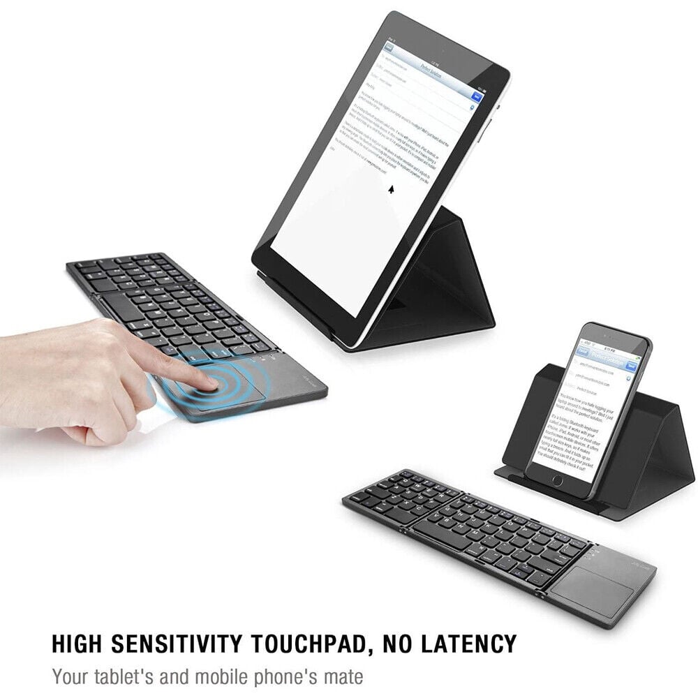 (Almost Sold Out) Foldable Wireless Bluetooth Keyboard For Phone&Tablets (Free Shipping)