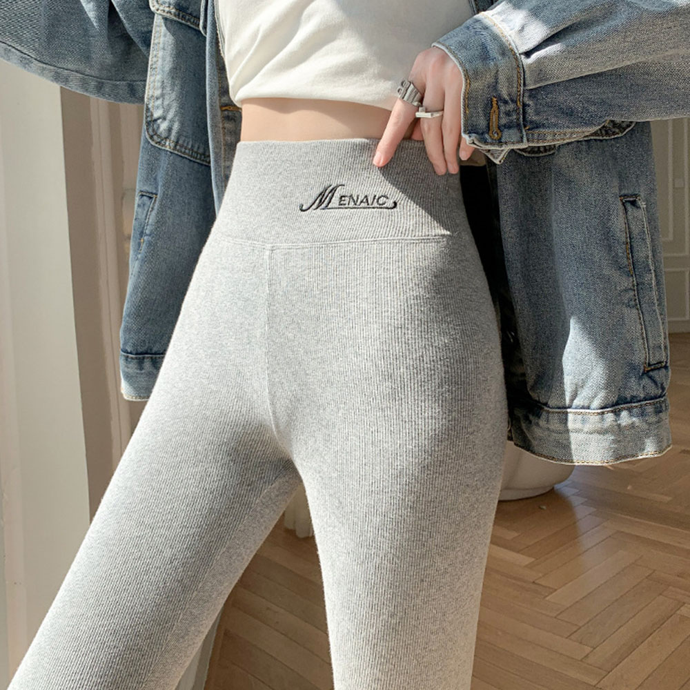 Grattlamm™ Stretchiga tighta Leggings för kvinnor med hög midja i tjock fleece