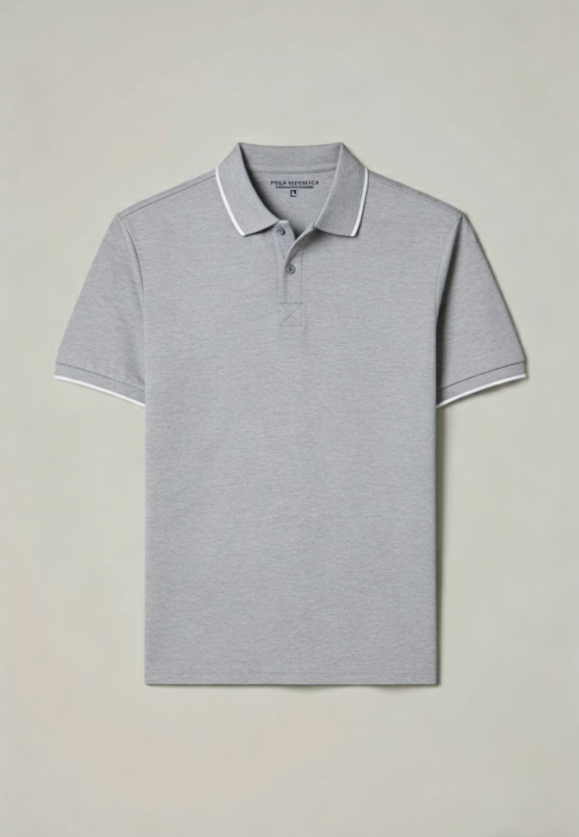 Polo Republica Men's Tipped Polo Shirt