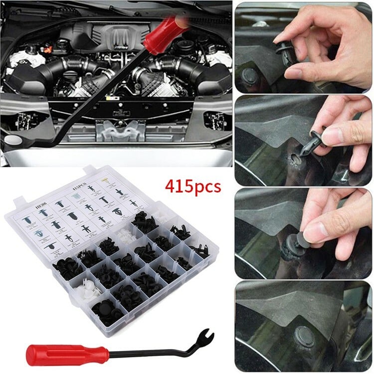 Car set plastic rivet buckle(415PCS)