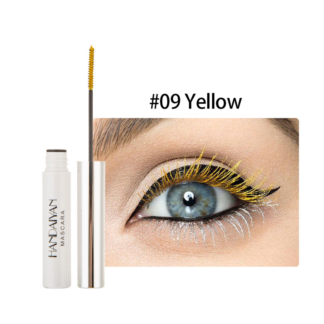 Double Usuage Thick and Curve Make-up Colorful No Smudge Mascara & Eyebrow