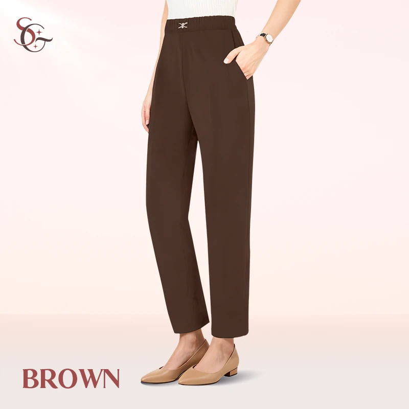 SoftyGrace - High Rise Silky Soft Pull-on Comfort Pants
