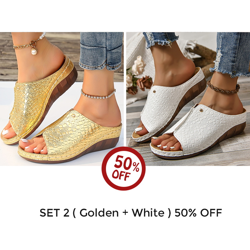 🔥Last Day Sale 70%🔥 Comfortable Orthopedic Flat Sandals for Women!