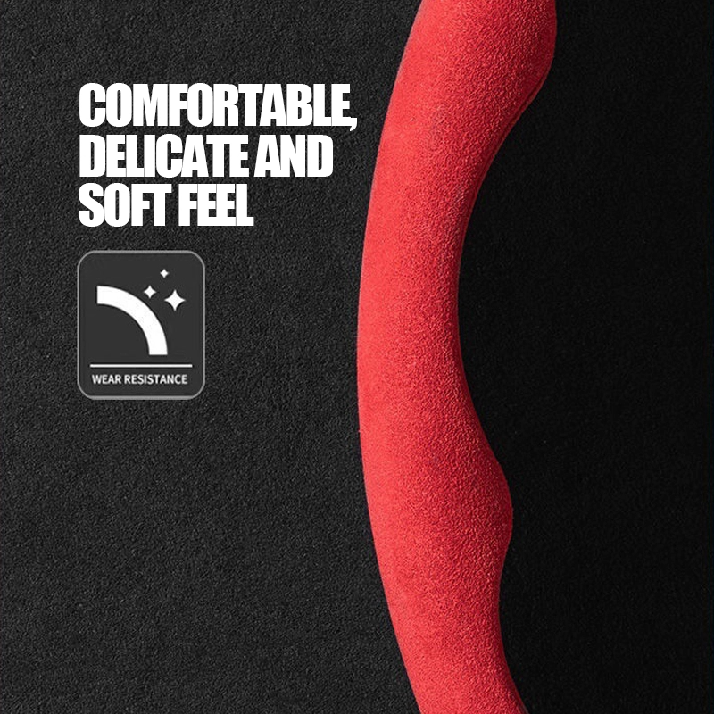 Suede Steering Wheel Cover