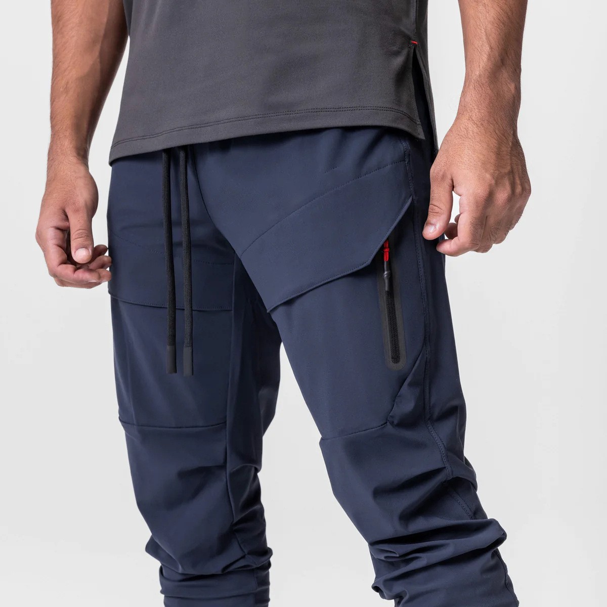 Men's quick-drying and comfortable high-elastic cuff sports trousers