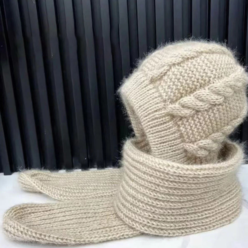 Warm Cashmere Hat and Scarf-FREE SHIPPING