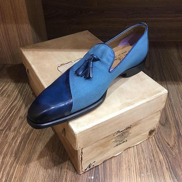 Italy Handmade Men Loafers-Zittor
