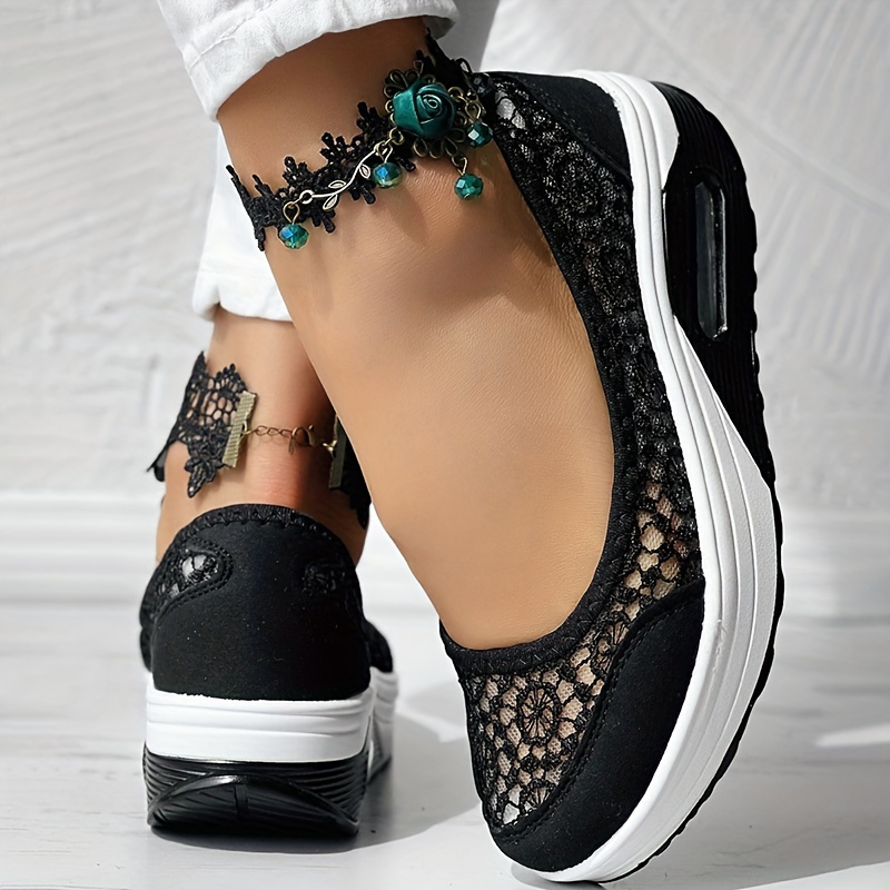 Women's Comfortable Orthopedic Lace Mesh Walk Shoes