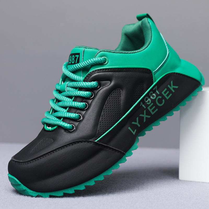 2024 new casual, versatile and personalized thick-soled fashionable sports shoes for men