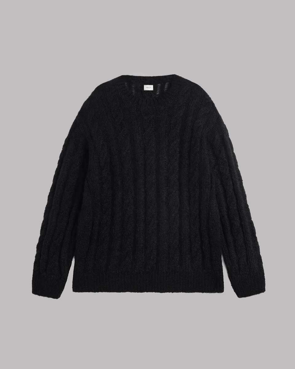 The Light Oversized Cable Knitted Sweater