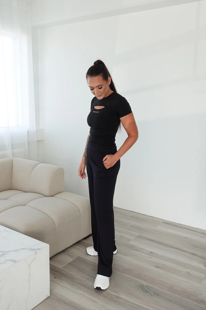 ULTRA SOFT STRAIGHT PANTS (LONGER VERSION)