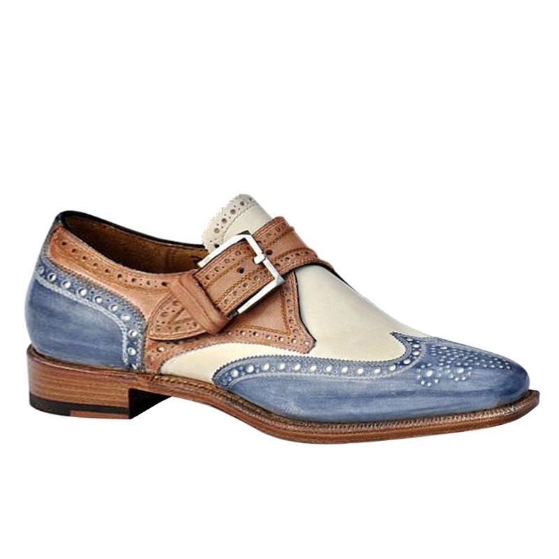 Men's Luxury Buckle Brogue Shoes-Zittor