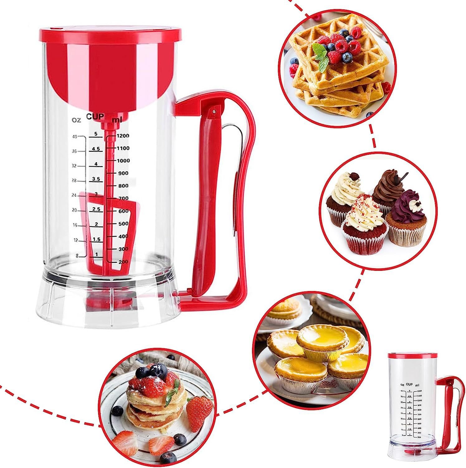 🧁Electric Batter Cupcake Pancake Cake Separator Dispenser Tool