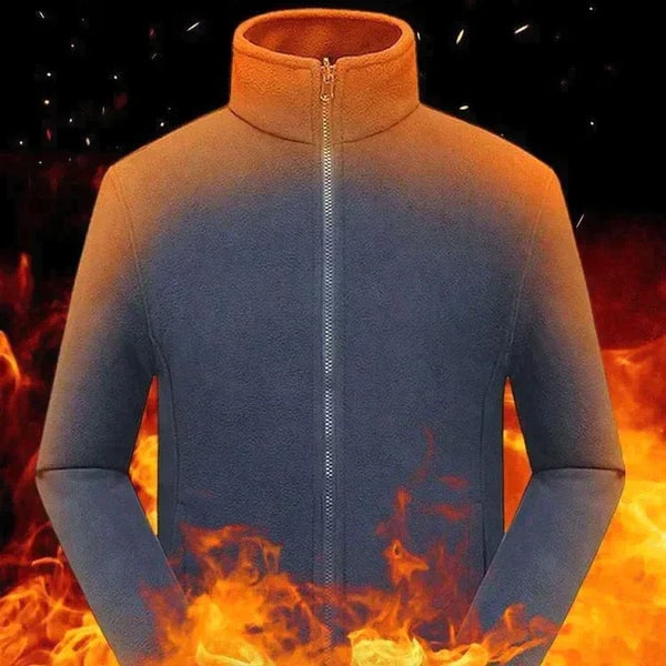 Last Day 50% OFF- 🔥Men's Double-Layer Fleece Hooded Jacket