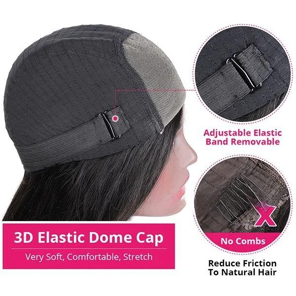 Hair Wigs Pre-plucked Bleached Knots Pre Cut Lace Wig 