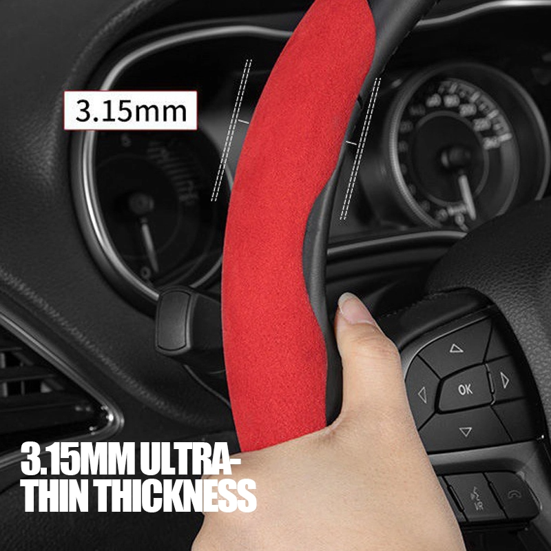 Suede Steering Wheel Cover