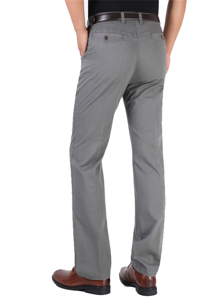 Men's Business Casual Cotton Linen Pants