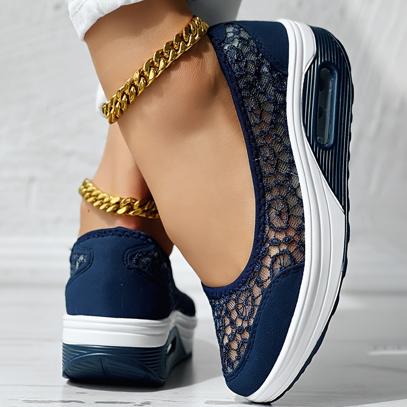 Women's Comfortable Orthopedic Lace Mesh Walk Shoes