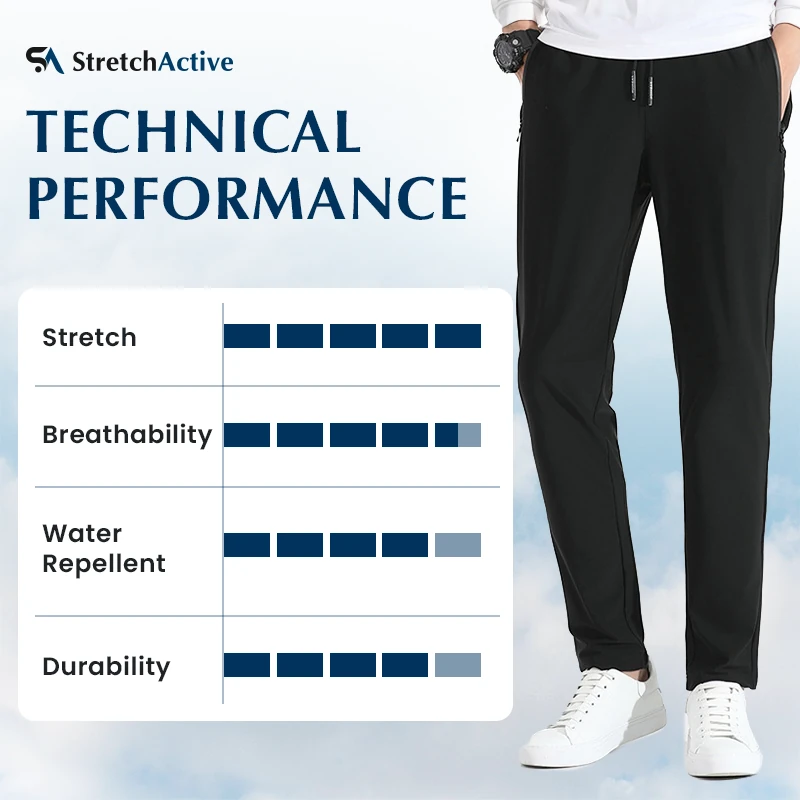 StretchActive - Unisex Ultra Stretch Quick Drying Pants