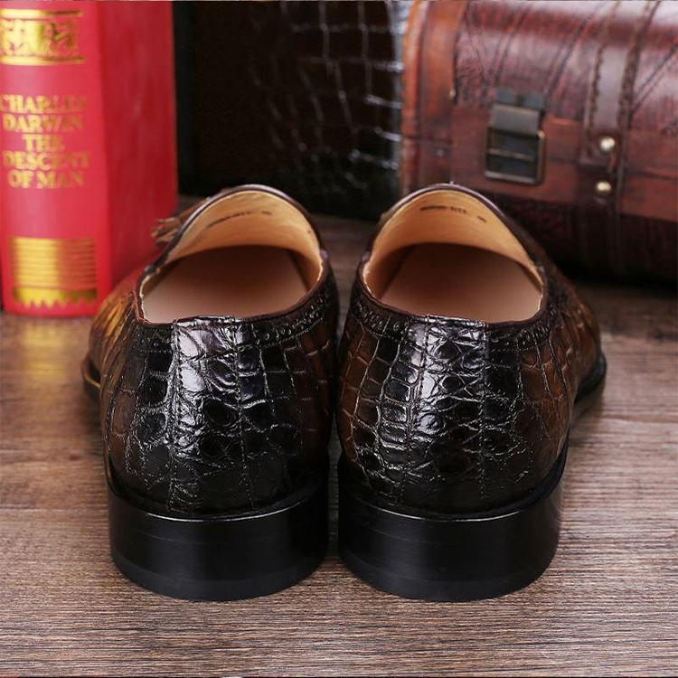 Classic Alligator Tassel  Slip-On Shoes-Zittor