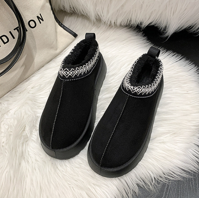 Women's Cotton Velvet Warm Snow Shoes