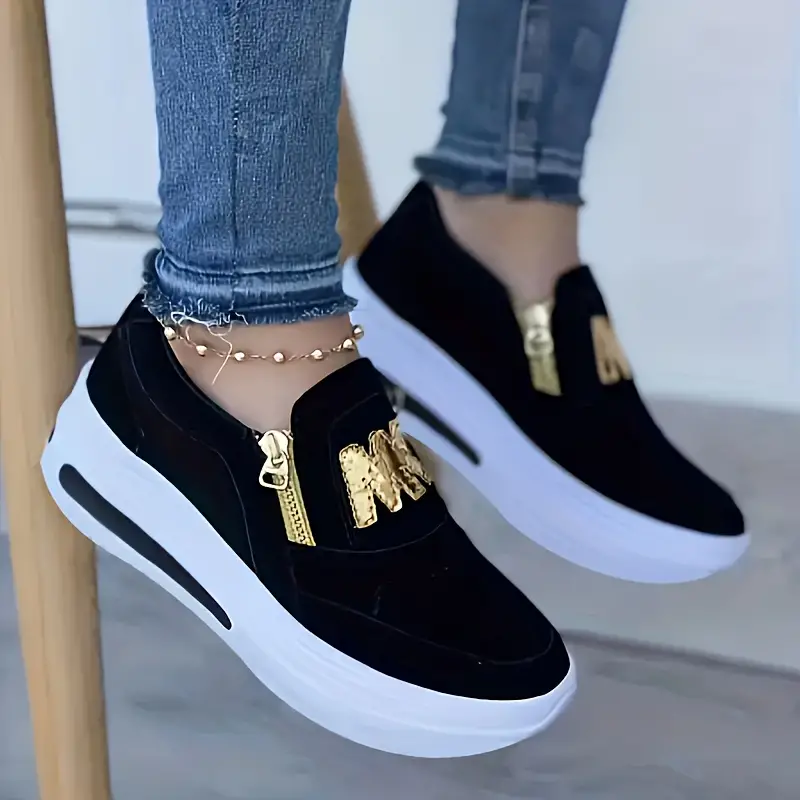 womens low top sneakers breathable mesh upper soft insole pu outsole comfortable and lightweight suitable for all seasons details 7