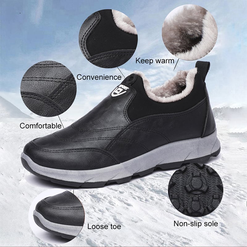 Winter Waterproof PU Leather Boots