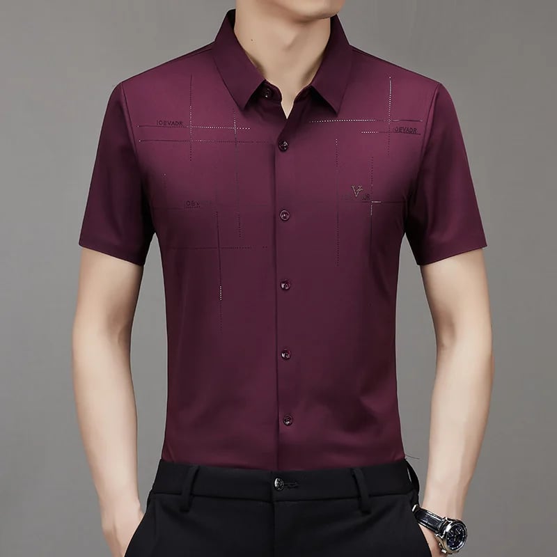 🔥LAST DAY 49% OFF - MEN'S ICE SILK BUSINESS SHIRT-FREE SHIPPING